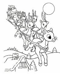 Dessin des amis du p¨re noel imprimer gratuit artherapie. Coloriage Rennes Magiques Du Pere Noel A Imprimer Gratuit