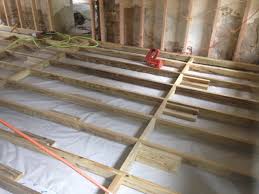 Placed closets and floor to ceiling cabinets to reduce joist spans and support upstairs kitchen and appliances. Framing A Floor Over Concrete Contractor Talk Professional Construction And Remodeling Forum