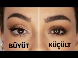 Makyajla Goz Buyutme Ve Kucultme Youtube Makyaj Konturleme Makyaj Temel Makyaj