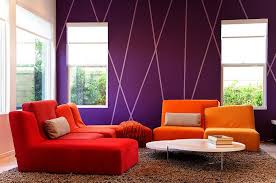 15 Fabulous Living Rooms With Striped Accent Walls Accent Walls In Living Room Striped Walls Living Room Purple Living Room