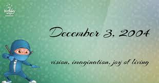 19 Fun Birthday Facts About December 3 2004 You Must Know Birthday Fun Its My Birthday Birthday