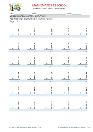 Great worksheet for grade 3 through 7. 5 Free Math Worksheets Fourth Grade 4 Addition Add 3 4 Digit Numbers In Columns Free Workshee 2nd Grade Worksheets Free Math Worksheets Addition Worksheets