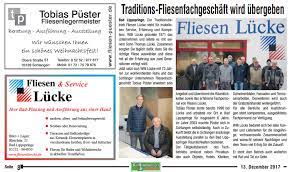Bad sind gefliest, in den übrigen zimmern liegt. Fliesen Puster Gmbh Co Kg Ihr Fliesenpartner In Bad Lippspringe