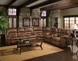 Dakota Reclining Sectional With Table Light Drawer Blue Furniture Living Room Furniture Reclining Sectional