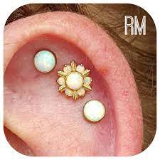 Randy Mickulesku On Instagram Triple Flat Piercing From A While Back Jewelry From Bodygems Neometaljewelry Mantratattoo Mantratattoo Denver Colora