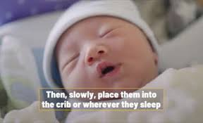 Hysterics as dad caught "sleeping