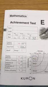 She will soon reach j by 6 in the math program. On Wednesday One Of My Kumon Dundrum Study Centre