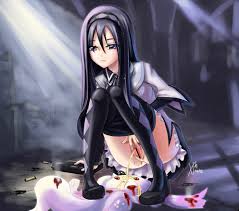 hm (hmongt), akemi homura, kyubey, mahou shoujo madoka magica, 10s, black  hair, censored, femdom, gun, guro, hairband, pantyhose, peeing, pink eyes,  weapon - Image View - | Gelbooru - Free Anime and Hentai Gallery
