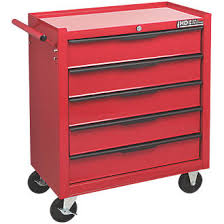 Hilka Pro Craft 5 Drawer Heavy Duty Tool Trolley Garage Storage Solutions Screwfix Com