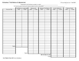 Balance sheet ledger accounts and income statement balance brought down is the opening balance is in respect of the receivable at the start of the this is the amount of cash paid against electricity bill. Worksheet Trial Balance And Adjustments Business Forms Accountingcoach