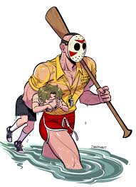 Jason voorhees is a character from the friday the 13th series. Janie Lee On Twitter A Jason Voorhees Au Where He Becomes A Camp Counselor To Make Sure No Kids Ever Drown On His Watch