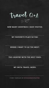 Travel Templates Sunday Chapter Instagram Story Questions Story Template Instagram Story Template