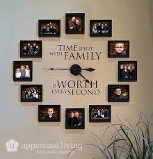 Time spent with family is worth every second, clock wall decal, large wall clock, clocks for wall, clock decal, family wall decor, clock kit. Gorgeous Love This Time Spent With Family Clock Ulvinyldivas Www Vinyldivadiana Com Family Clock Family Wall Decor Home Decor