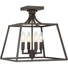 Whether you add it above the entryway, in the hall, or above the kitchen island, this piece offers a classic design. Franklin Iron Works Ceiling Light Semi Flush Mount Fixture Bronze 14 Wide 4 Light Open Framework For Bedroom Kitchen Living Room Target