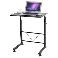 Vbestlife Height Adjustable Laptop Computer Table Standing Desk Movable Sofa Bedside Cart Tray Computer Computer Table Standing Computer Table Sofa Side Table