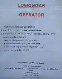Maybe you would like to learn more about one of these? Lowongan Kerja Pt Sri Indah Labetama Bandung Jl Kopo Cilampeni September 2021