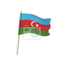 View image of surrounded by armenia, turkey and iran but part of azerbaijan, nakhchivan is the world's largest landlocked exclave (credit: Aserbaidschan Flagge Halbmond Und Stern Blaue Rote Und Grune Leinwandbilder Bilder Aserbaidschan Fahnenstange Patriotischen Myloview De