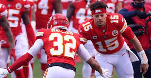 Kansas city chief quarterback patrick mahomes unveils new logo. Keljdllhgdytbm