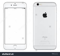 Varna Bulgaria October 24 2015 Front View Of Silver Apple Iphone 6s Mockup With White Screen And Back Side With Apple Iphone Apple Iphone 6s Silver Apples