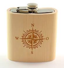 Ruprechter Holz Flachmann Zirbe Aus Einem Stuck Holz Gefe Https Www Amazon De Dp B0824v7q35 Ref Cm Sw R Pi Dp U X Sz15dbq97bemr Zirben Kompass Holz