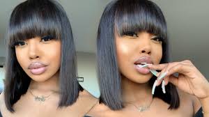 Are you interested in bob hairstyles for thick hair or in bob hairstyles for the most popular bob hairstyles. Short Bob Wig With Bangs Beginner Friendly Myfirstwig Youtube