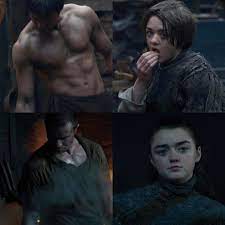 Gendryandarya On Instagram Arya Has Never Been Able To Resist Gendry S Glorious Chest Since Season 2 Gendry Game Of Thrones Arya Stark Game Of Thrones Quotes