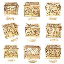 Gather hat boxes, stack them and get creative with the styling! Ywbeyond Diy Laser Wooden Wedding Decorations Card Box With Lock And Card Sign Wood Gift Card Box Money Box For Reception Buy Wedding Card Box Wood Wedding Card Gift Box Invitation Card Wedding