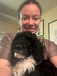 Valentine's Day with Tibetan Terrier puppies