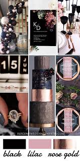 Black And Rose Gold Wedding Theme 36 Fabulous Rose Gold Wedding Color Ideas You Ll Fall In Love With Elegantweddinginvites Com Blog In 2020 Black Wedding Themes Gold Wedding Colors Rose Gold Wedding Cakes