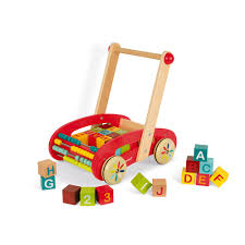 Tatoo Abc Buggy Cart 30 Blocks Wood