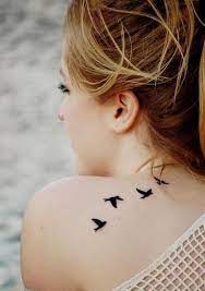 Although big bird tattoos look more intricate, especially if you have chosen a bird breed with lots of feathers, a lot of people prefer small bird tattoos because. 101 Remarkably Cute Small Tattoo Designs For Women Bird Shoulder Tattoos Simple Tattoos For Women Bird Tattoos For Women