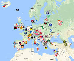 Canadian premier league how do you start a brand new professional premier league teams 2019 20 map www.bbc.co.uk. Champions League 2018 19 Map Champions League Football Logo World Football