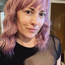 Dusty Rose Pink Wig Wavy Hair Bob Wig With Bangs Pink Cosplay Wig Party  Hair Her Wig Closet Katy