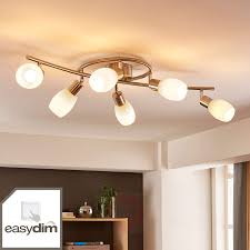 Deckenlampen wohnzimmer bei kaufspot.de angebote suchen & vergleichen auf einer seite top marken top shops super preise jetzt entdecken! Deckenleuchten Led Deckenlampe Wohnzimmer Design Decken Leuchte Spot Strahler Lampe 6 Flammig Buro Schreibwaren Breathtime Kz