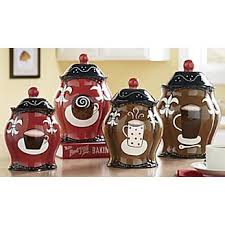 Coffee Themed Canisters Coffee Decor Kitchen Coffee Theme Coffee Theme Kitchen