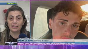 Pomeriggio Cinque: Napoli, Santo Romano ucciso per una scarpa sporcata:  parla la mamma Video