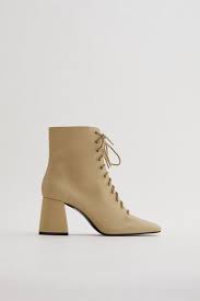 Between the combination of the anatomy and absolutely wonderful conditions, the shape is supposed to look like. Botin Tacon Piel Acordonado Zara Espana High Heel Boots Ankle White Lace Up Boots Leather High Heels