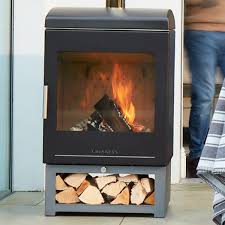 Grab a small piece of cold charcoal, dampen it with water, and rub it over the blackened glass on the inside of your wood stove's door. Chesneys Heat Clean Burn Outdoor Wood Burning Stove Flames Co Uk