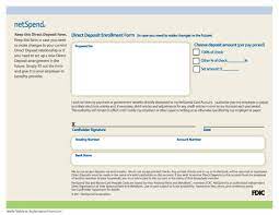 Just like you would with a traditional bank account, all you need is your netspend prepaid card account number and routing number. Netspend Direct Deposit Authorization Form Authorization Forms