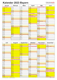 Kalenderpedia 2021 bayern mit ferien : Kalender 2021 Mit Ferien Bayern Excel