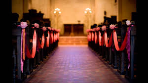 Using free wedding catalogs to plan your wedding is one way to save money. Creative Diy Wedding Pew Decorations Youtube