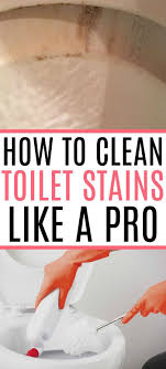 How To Clean Toilet Stains Like A Pro Toilet Stains Toilet Cleaning Cleaning Toilet Stains