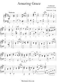And grace, my fears relieved. Amazing Grace Sheet Music Piano Sheetmusic Free Com