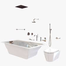 Shop for bathtubs at ferguson. Bathroom Fixtures Waterworks Bathtub 3d Model