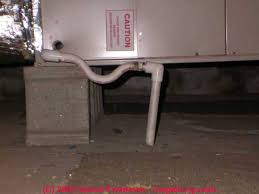When warm air passes over extremely cold evaporator coils, condensation forms and drips into a drain pan below. Improper Disposal Condensate Condensate Drain Snafus