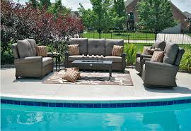 Giovanna Luxury Wicker Cast Aluminum Patio Furniture Deep Seating Set W Swivel Aluminum Patio Furniture Cast Aluminum Patio Furniture Modern Outdoor Furniture