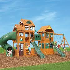 Kidkraft Paramount Wooden Playset Sam S Club Wooden Playset Playset Outdoor Outdoor Kids