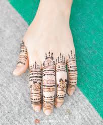 Pin On Finger Mehndi Design