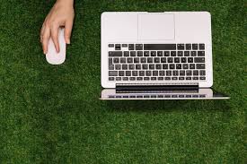 Here is how to make your very own grass wall decor so you can get the party started. Free Photo Close Up Of Hand Holding Mouse With Open Laptop On Fake Grass Backdrop