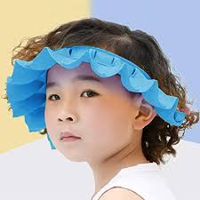 Ewin(r) 4pcs soft adjustable baby kids children shampoo bath bathing shower cap hat wash hair shield hat. Baby Shower Cap Adjustable Silicone Shower Visor Bathing Hat Shampoo Caps Soft Stretchy Safety Bath Hats Protect Eyes Ears For Kids Toddler Infants Children With Ear Protection Blue Buy Online At Best